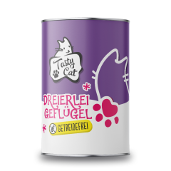 TastyCat Dreierlei Geflügel 400g.