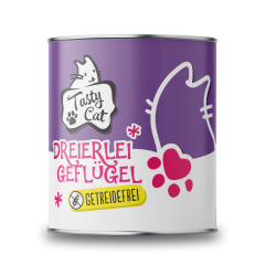 TastyCat Dreierlei Geflügel 800g.