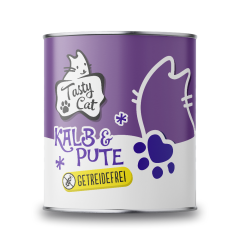 TastyCat Kalb & Pute 800g.