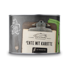 TastyCat Terrine Ente mit Karotte 180g.