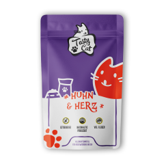 TastyCat Huhn & Herz 125g.