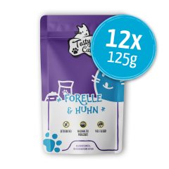 TastyCat Forelle & Huhn 12 x 125g.