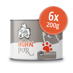 TastyCat MONO Huhn pur 6 x 200g.