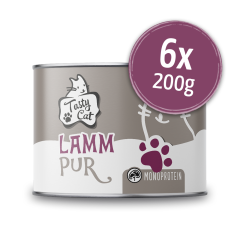 TastyCat MONO Lamm pur 6 x 200g.