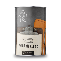 TastyCat Terrine Huhn mit Kürbis 380g.