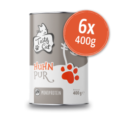 TastyCat MONO Huhn pur 6 x 400g.