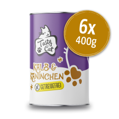 TastyCat Kalb & Pute 6 x 400g.