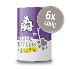 TastyCat Lamm & Truthahn 6 x 400g.