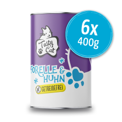 TastyCat Forelle & Huhn 6 x 400g.