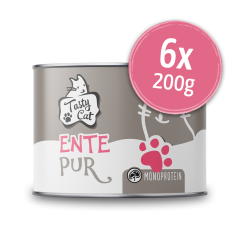 TastyCat MONO Ente pur 6 x 200g.