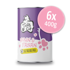 TastyCat Huhn & Fasan 6 x 400g.