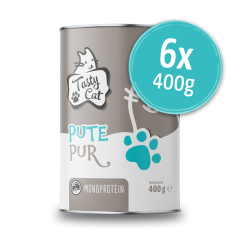 TastyCat MONO Pute pur 6 x 400g.