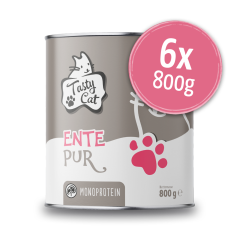 TastyCat MONO Ente pur 6 x 800g.