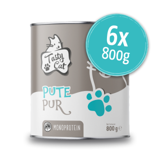 TastyCat MONO Pute pur 6 x 800g.