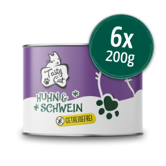 TastyCat Huhn & Schwein 6 x 200g.