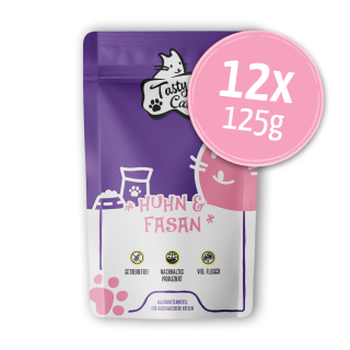 TastyCat Huhn & Fasan 12 x 125g.